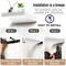 Sorbus 4 Pack 9" Floating Shelves, Wall Shelves for Bedroom, Kitchen, Living Room, Bathroom Shelves Over The Toilet